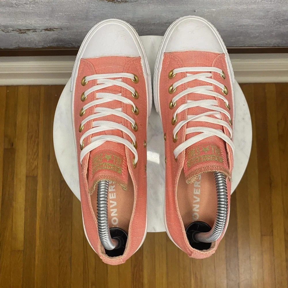 Converse Chuck Taylor All Star Lift Shoes Womens Size 8 Pink Platform Sneakers